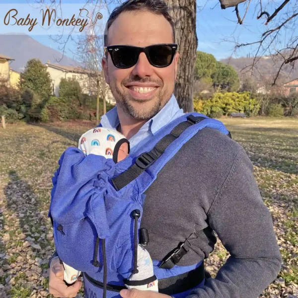 Mochila Baby Monkey Regolo Recién Nacido ESSENTIAL AZUL OSCURO