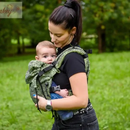 Mochila Baby Monkey Regolo Recién Nacido LITTLE MEHINDI VERDE