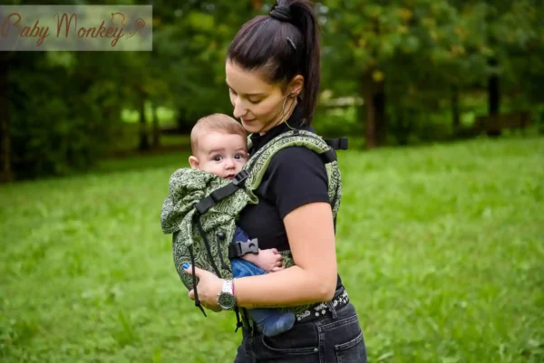 Mochila Baby Monkey Regolo Recién Nacido LITTLE MEHINDI VERDE